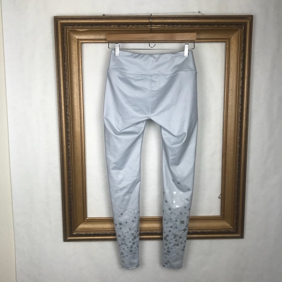 ALO YOGA | Silver gray metallic ombré pant, S - Picture 4 of 7